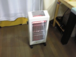 ストーブ入れちゃった(^^;